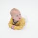 cardigan croisé bébé en coton bio 'Havre vintage lemon'