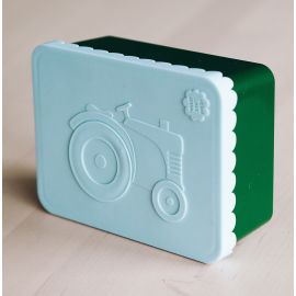 Boîte à tartines - Tractor light blue/green