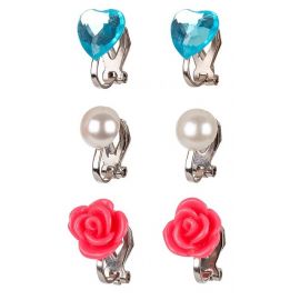 Boucles d'oreilles Hila - bleu / rose
