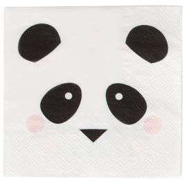 20 serviettes - mini panda