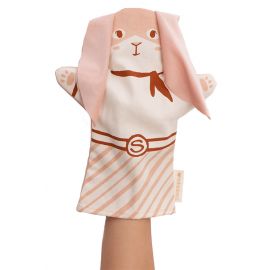 Marionnette Ã  main Bunny - Bloom pink