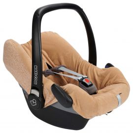 Housse pour siège auto bébé (ceinture 3/5-points) Vigo - Caramel