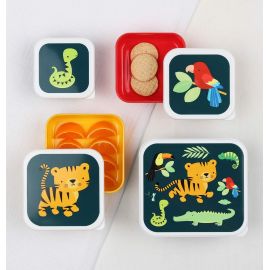 Set lunch et snack box - Jungle et tigre