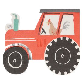 Set de serviettes - On the Farm Tractor