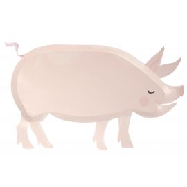 Set de assiettes - On the Farm pig