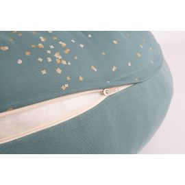 Coussin de grossesse Luna - gold confetti & magic green