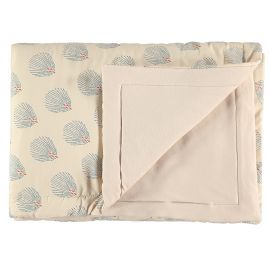 Mini couverture Laponia - blue gatsby & cream