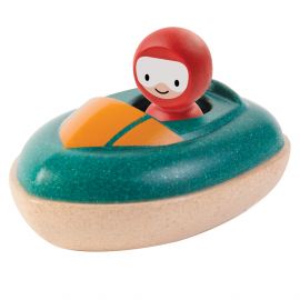 jouet de bain écologique - Bateau de course