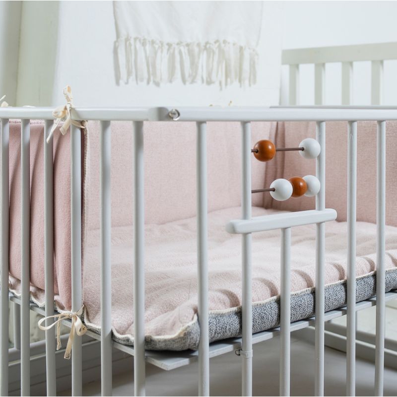 Tapis De Parc Vigo Old Pink Sparkle Grey 75x95 Cm Le Petit Zebre