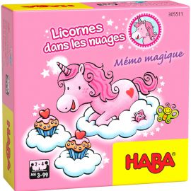 Super Mini Jeu - Licornes dans les nuages - Mémo magique