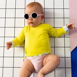 Lunettes de soleil enfant Diabola 2.0 - Rose pÃ¢le
