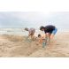 Pelle de plage multifonctions Scoppi - Dark blue & vintage blue