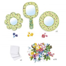 DIY mosaïques & stickers - Douceur florale