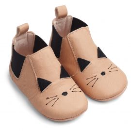 Chaussons en cuir Edith - Cat rose