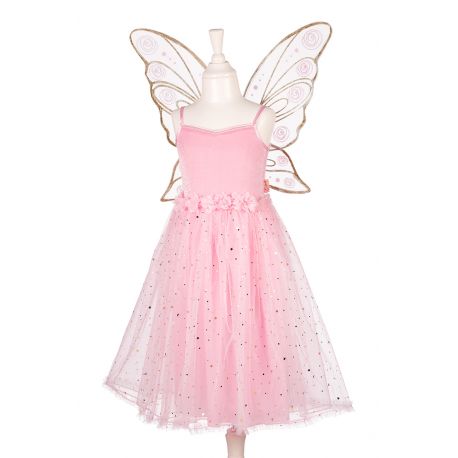 Robe et ailes Rosyanne - rose clair