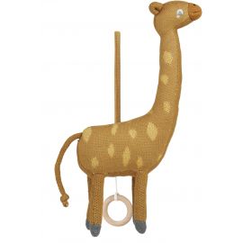 Mobile musical Angela - Giraffe mustard