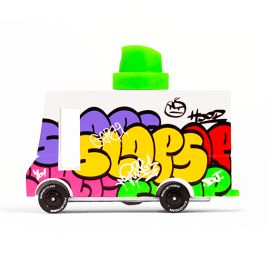 Véhicule jouet en bois - Graffitti Van