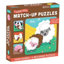 Puzzle Match-Up - Farm Babies