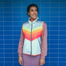 Gilet bodyglower Darkflow - Grey reflective - teens & adults