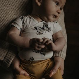 Pantalon bébé - Honey musterd
