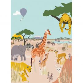 Papier Peint Fresque - Safari