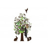 sticker mural 'Birdhouse Tree'