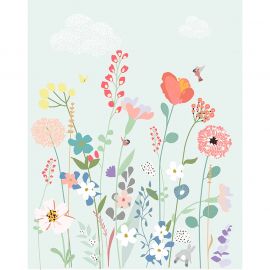 Papier Peint Fresque - Fleurs des champs