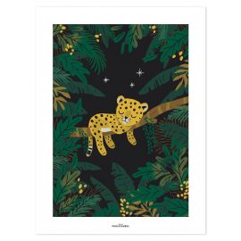Affiche - Petit guepard endormi
