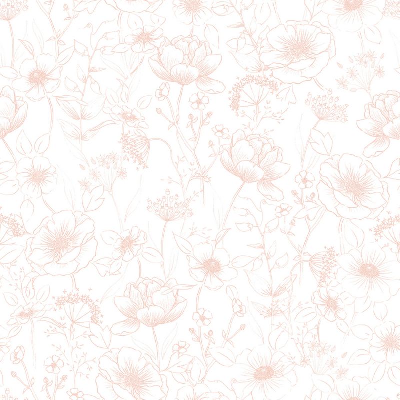 Papier peint papier peint rosée sur fleurs 310569 _ pmvt 