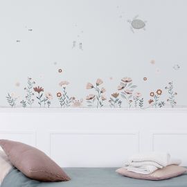 Planche de stickers A3 - Ocean flowers