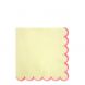 Grands serviettes - Pastel neon edge