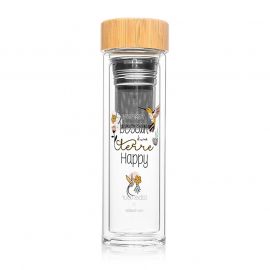 Bouteille infuseur nomade - Terre Happy