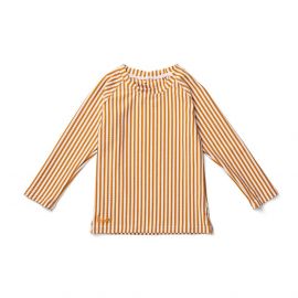 T-shirt de bain Noah - Y/D stripe: Mustard/white