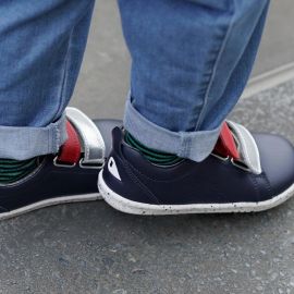 Chaussures Step Up Grass Court Switch - Navy + Red + Silver