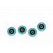 Set de 4 roues pour Mini-Flip 3-en-1 Mix & Match - Turquoise