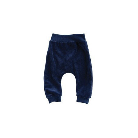 pantalon baggy bébé bleu marine en velours pantalon baggy bébé bleu marine en velours