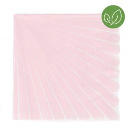 Lot de 20 serviettes - Pastel mix rose