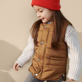 Gilet sans manches Allison - Golden caramel