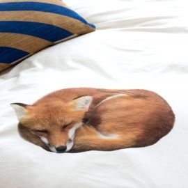 Parure de lit Sleeping Fox - 140 x 200/220 cm