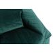 Pouf en velours Chelsea Velvet - 72x75x42 cm - Jungle Green
