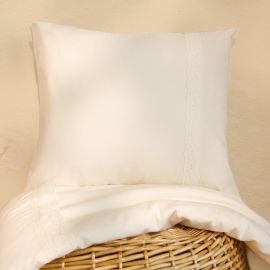 Parure de lit Vera Eyelet - bébé - 100x150cm- Natural