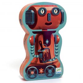 Puzzle silhouette - Bob le robot - 36 pcs