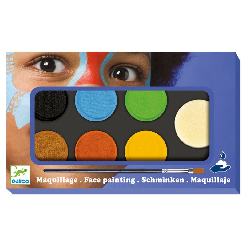 DJECO - Palette maquillage 6 couleurs - Nature - Le Petit Zèbre