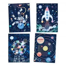 Cartes à gratter - Mission cosmique