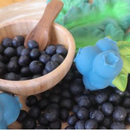 Jouet en caoutchouc naturel - Jerry the Blueberry