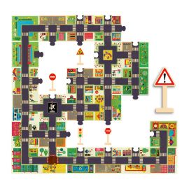 puzzle géant ‘la ville’ 24 pcs