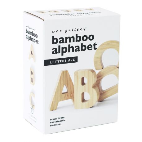 Alphabet en bambou