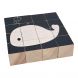 16 cubes en bois