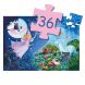 puzzle dans une boîte silhouette 'fée' (36 p)