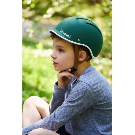Thousand Junior Casque vert pour enfant à vélo ou trottinette